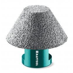 29812-20-48 Вакуумная алмазная фреза конусная KRAFTOOL VS DIAMOND d 20-48 мм, М14