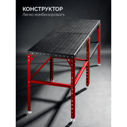 32900 Сборочно-сварочный стол ЗУБР СБС 800-600 мм, сталь 4мм, комплект оснастки