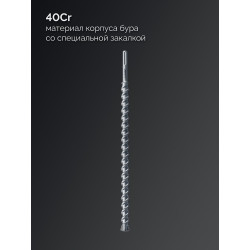 29350-880-28_z03 SDS-max бур ЗУБР ПРОФИ-4Х 28x880/1000 мм, ПРОФЕССИОНАЛ