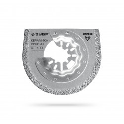15584-65 ЗУБР DIAMOND 65x2.2 мм полотно дисковое с алмазным зерном Р40: керамика, мрамор, стекло, кирпич