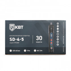 105417 Отвертка аккумуляторная SD-4-5 серия ПРОФИ (КВТ)