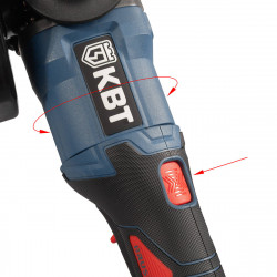 104541 Угловая шлифовальная машина GB-20-125R без АКБ и ЗУ серия ПРОФИ (КВТ)