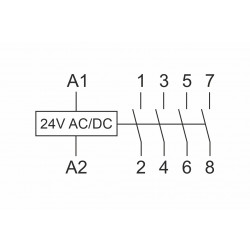 ST25-40-24AC/DC Контактор электромагнитный EA13.001.023