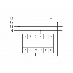 LK-713RRR-2 Указатель напряжения EA04.007.030 (10..30 В AC/DC; 3 красных светодиода)