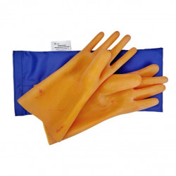 Перчатки диэлектрические в защитном чехле (класс 0, размер №4)