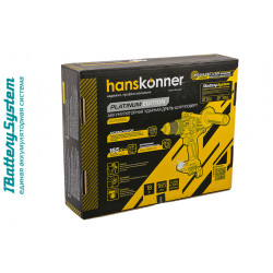 Аккумуляторный шуруповерт Hanskonner HCD18165BL 1BatterySystem