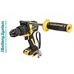 Аккумуляторный шуруповерт Hanskonner HCD18165BL 1BatterySystem