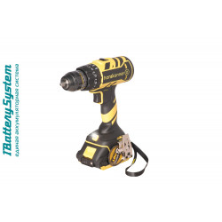 Аккумуляторный ударный шуруповерт Hanskonner HCD1865I 1BatterySystem
