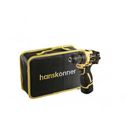 Дрель аккумуляторная б/щ Hanskonner, 14,4В, 45Нм, 2х2.0Ач, патрон 10мм, сумка-кейс HCD1645BLC