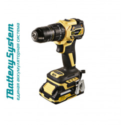 Аккумуляторный шуруповерт Hanskonner 1BatterySystem HCD2065BLIC