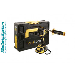 Аккумуляторный шуруповерт Hanskonner 1BatterySystem HCD20165PRO