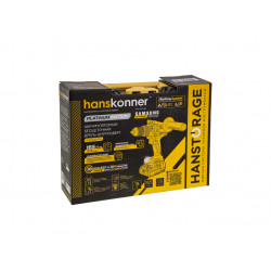 Аккумуляторный шуруповерт Hanskonner 1BatterySystem HCD20165PRO