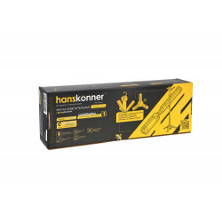 Мачта осветительная аккумуляторная, 2000лм, 3 режима, 660-1430мм, Hanskonner HK4055-01-01