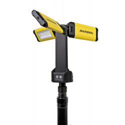 Мачта осветительная аккумуляторная, 2000лм, 3 режима, 660-1430мм, Hanskonner HK4055-01-01