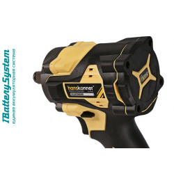 Аккумуляторный ударный гайковерт Hanskonner HCD20420BL 1BatterySystem