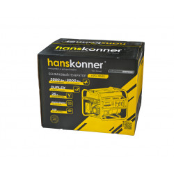 Бензогенератор Hanskonner 3.5кВт HPG-3500