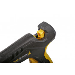 Пистолет клеевой 60 Вт, 2 сменных сопла, 4 стержня Hanskonner HGG1160