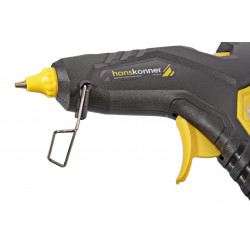 Пистолет клеевой 100 Вт, 2 PTC, 2 сменных сопла, 4 стержня Hanskonner HGG11100