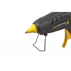 Пистолет клеевой 100 Вт, 2 PTC, 2 сменных сопла, 4 стержня Hanskonner HGG11100