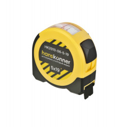 Рулетка 5x19мм, окно автосуммы с корпусом рулетки, Hanskonner HK2010-06-5-19
