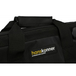 Сумка для инструментов, код. замок, 38 карманов, пластиковое дно, Hanskonner HKTB0138