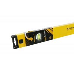 Уровень 1000 мм, фрезеров., 3 глазка (1 зеркальн.), точн. 0.5мм/м, Hanskonner HK2015-02-1000