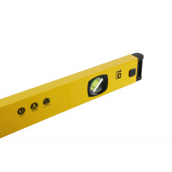 Уровень 1000 мм, фрезеров., 3 глазка (1 зеркальн.), точн. 0.5мм/м, Hanskonner HK2015-02-1000