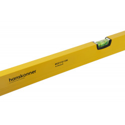 Уровень 1200 мм, фрезеров., 3 глазка (1 зеркальн.), точн. 0.5мм/м, Hanskonner HK2015-02-1200