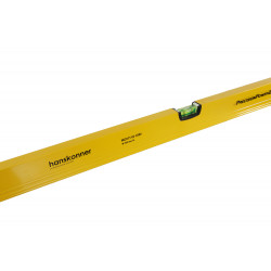 Уровень 2000 мм, фрезеров., 3 глазка (1 зеркальн.), точн. 0.5мм/м, Hanskonner HK2015-02-2000