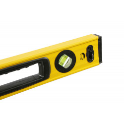 Уровень 600 мм, фрезеров., магнитный, 3 глазка, точность 0.5мм/м, Hanskonner HK2015-01-0600