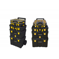 Набор ящиков системы хранения HANSTORAGE PLUS (5шт) на колесах HSP5KIT