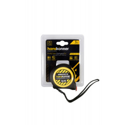 Рулетка 5x19мм, 2 стопа, компактный корпус, мощный магнит, Hanskonner HK2010-03-5-19