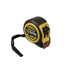 Рулетка 8x25мм, 2 стопа, компактный корпус, мощный магнит, Hanskonner HK2010-03-8-25