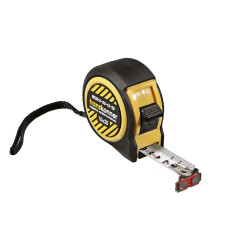 Рулетка 10x25мм, 2 стопа, компактный корпус, мощный магнит, Hanskonner HK2010-03-10-25