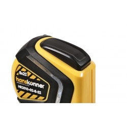 Рулетка 5x22мм, автостоп, двухстор., нейлон, супермощный магнит, Hanskonner HK2010-02-5-22
