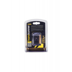 Рулетка 8x27мм, автостоп, двухстор., нейлон, супермощный магнит, Hanskonner HK2010-02-8-27