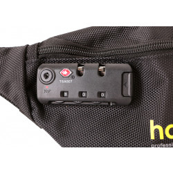 Сумка поясная, 2 отделения, 360x150x70мм, кодовый замок, Hanskonner HKWB0001