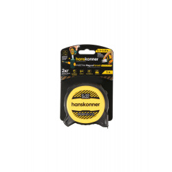 Рулетка 5x32мм, двухсторонняя, нейлон, двойной мощный магнит, Hanskonner HK2010-05-5-32