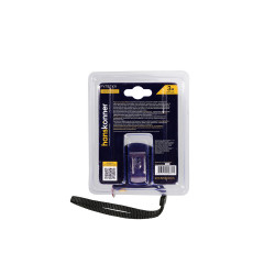 Рулетка 3x19мм, 2 стопа, компактн. корпус, 2 стопа, мощный магнит, Hanskonner HK2010-04-3-19