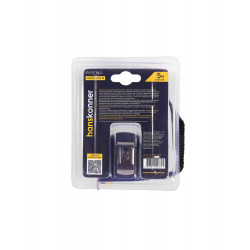 Рулетка 5x19мм, 2 стопа, компактн. корпус, 2 стопа, мощный магнит, Hanskonner HK2010-04-5-19