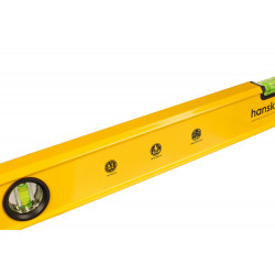 Уровень алюм., 800мм, 2 колбы, фрезерованный, точность 0.5 мм/м, hanskonner HK2015-03-0800