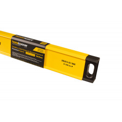 Уровень алюм., 1000мм, 2 колбы, фрезерованный, точность 0.5 мм/м, hanskonner HK2015-03-1000