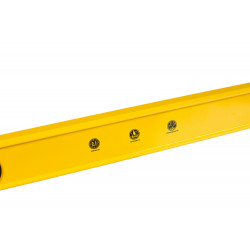 Уровень алюм., 1000мм, 2 колбы, фрезерованный, точность 0.5 мм/м, hanskonner HK2015-03-1000