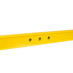 Уровень алюм., 1500мм, 2 колбы, фрезерованный, точность 0.5 мм/м, hanskonner HK2015-03-1500