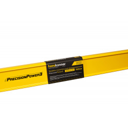 Уровень алюм., 1500мм, 2 колбы, фрезерованный, точность 0.5 мм/м, hanskonner HK2015-03-1500