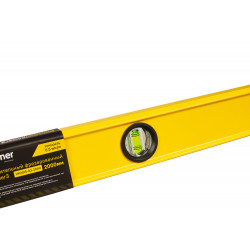 Уровень алюм., 2000мм, 2 колбы, фрезерованный, точность 0.5 мм/м, hanskonner HK2015-03-2000