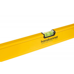 Уровень алюм., 2000мм, 2 колбы, фрезерованный, точность 0.5 мм/м, hanskonner HK2015-03-2000