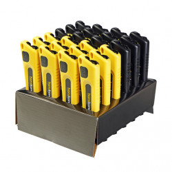 Набор ножей 18мм, пластиковый корпус, лезвие SK2 0.5мм 24шт, Hanskonner HK1076-08-05