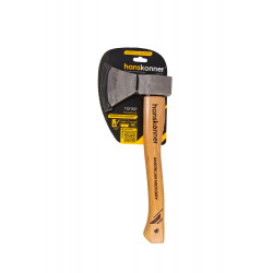 Топор деревянный 600г, длина рукоятки 360мм, рукоятка гикори, Hanskonner HK1015-02-WD0600