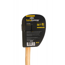 Топор деревянный 800г, длина рукоятки 380мм, рукоятка гикори, Hanskonner HK1015-02-WD0800